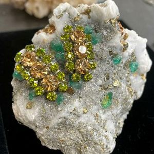 Vintage clip on earrings